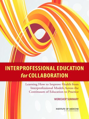cover image of Interprofessional Education for Collaboration